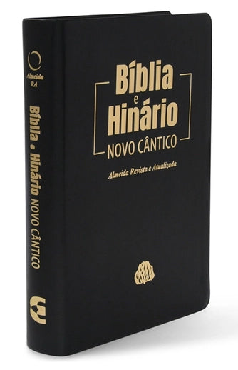 Bíblia e Hinário Novo Cântico IPB - Capa preta