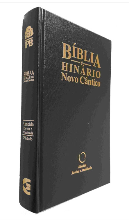 IPB Bíblia e Hinário Novo Cântico (preta) - Capa dura